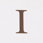 6" Rustic Iron Letter - I