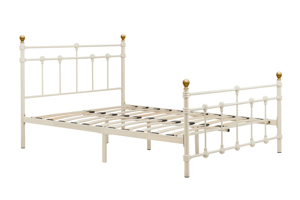 120cm Atlas Bed Cream