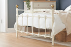 135cm Atlas Bed Cream