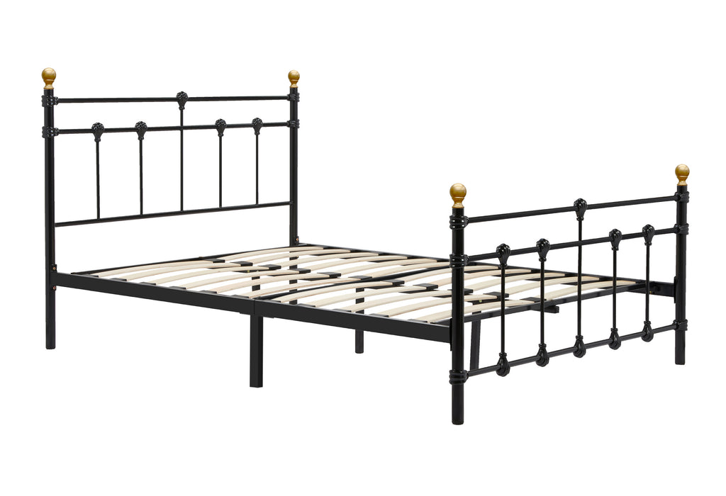 120cm Atlas Bed Black