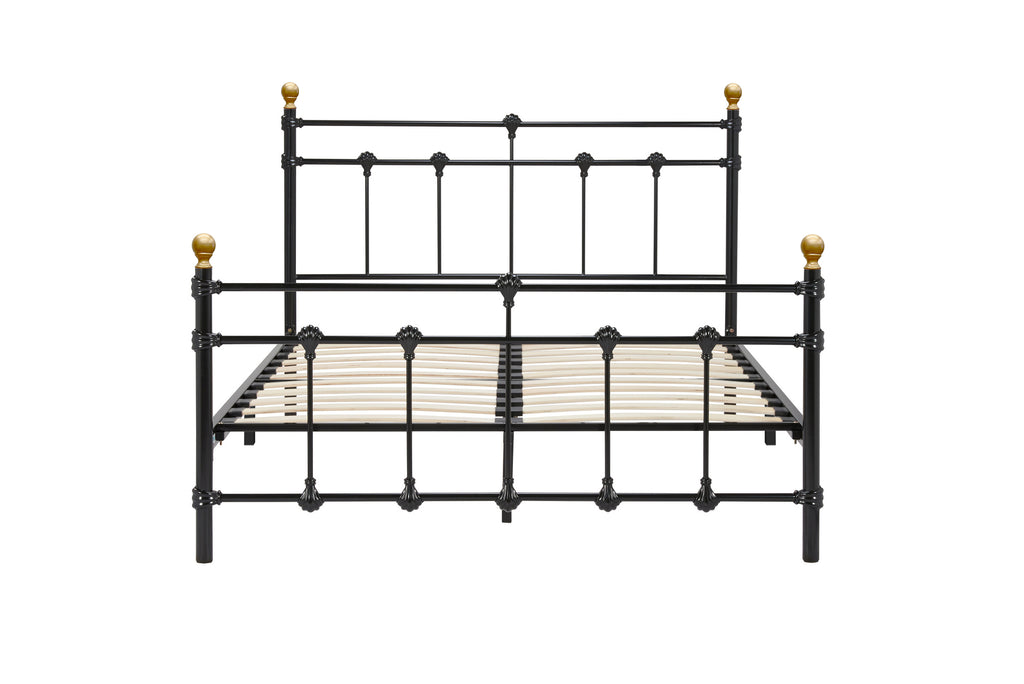 120cm Atlas Bed Black