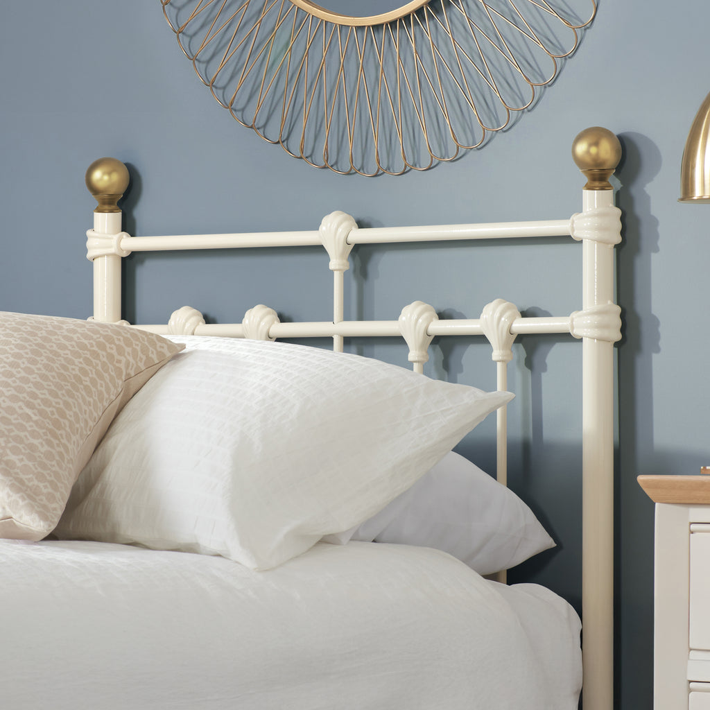 90cm Atlas Bed Cream