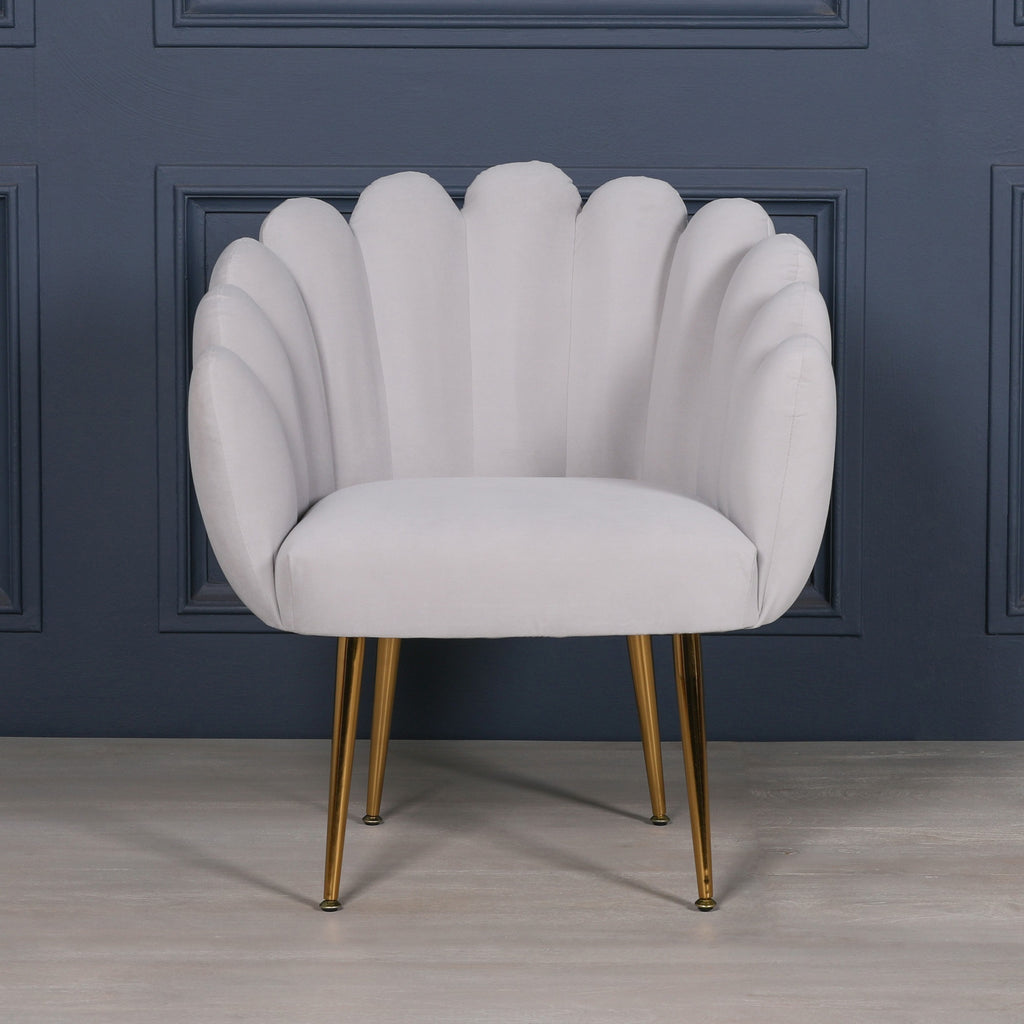 Deco Grey Oyster Chair