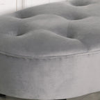 Grey Velvet Bench