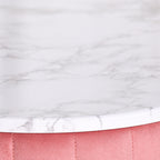 Pink Upholstered Dressing Table