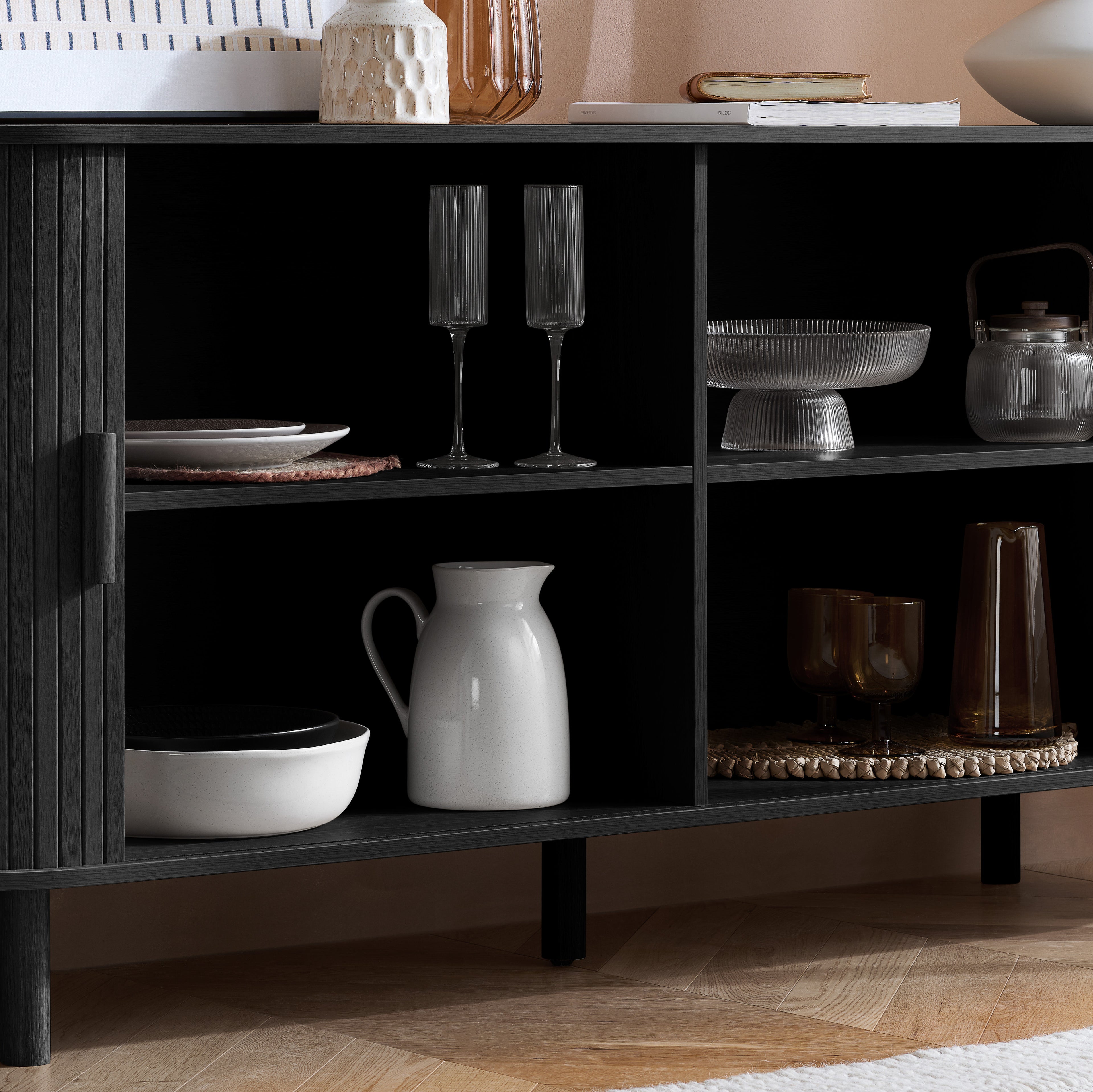 Axel 2 Door Fluted Sideboard