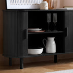 Axel 2 Door Fluted Sideboard