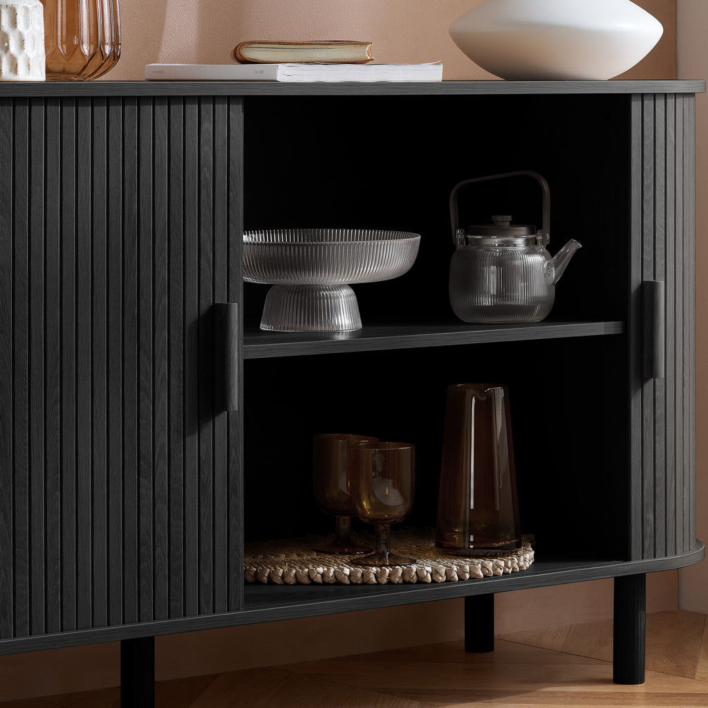 Axel 2 Door Fluted Sideboard