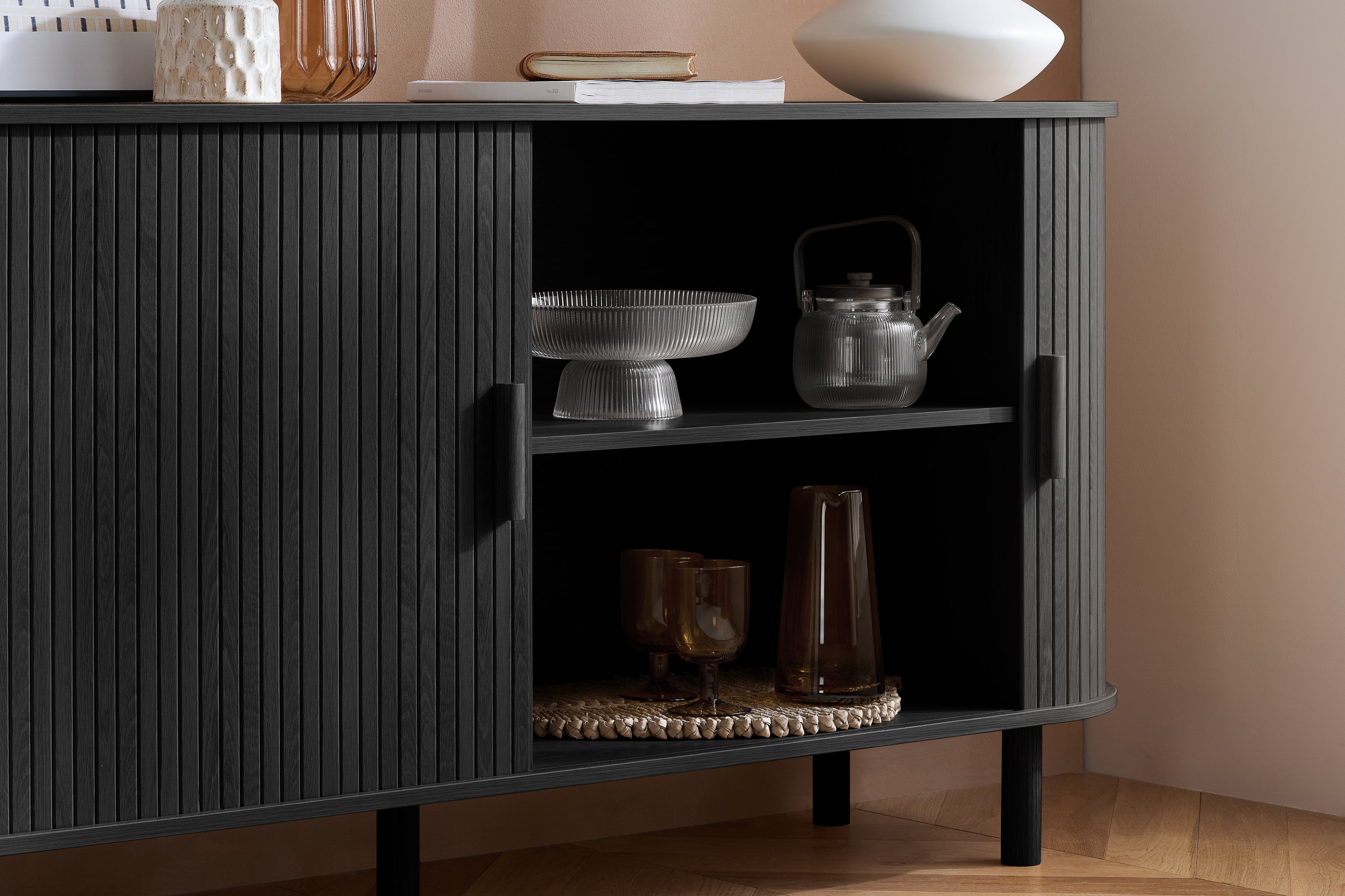 Axel 2 Door Fluted Sideboard