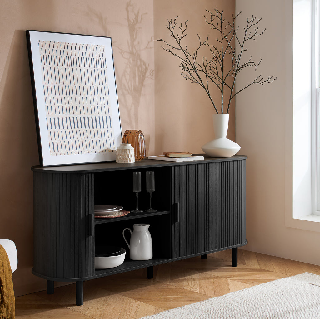 Axel 2 Door Fluted Sideboard