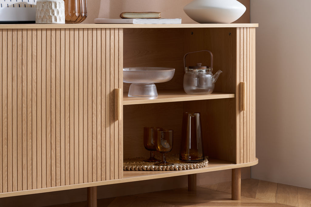 Axel 2 Door Fluted Sideboard