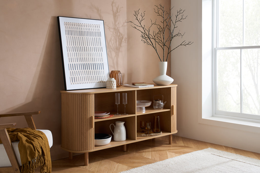 Axel 2 Door Fluted Sideboard