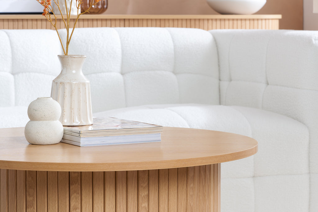 Axel Round Fluted Coffee Table