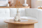 Axel Round Fluted Coffee Table