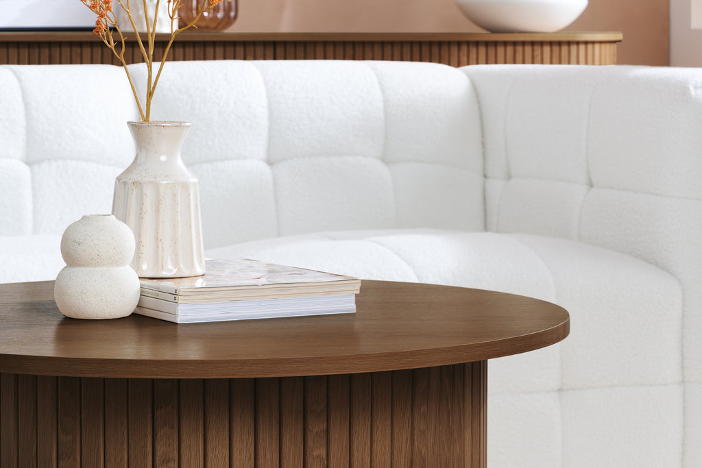 Axel Round Fluted Coffee Table