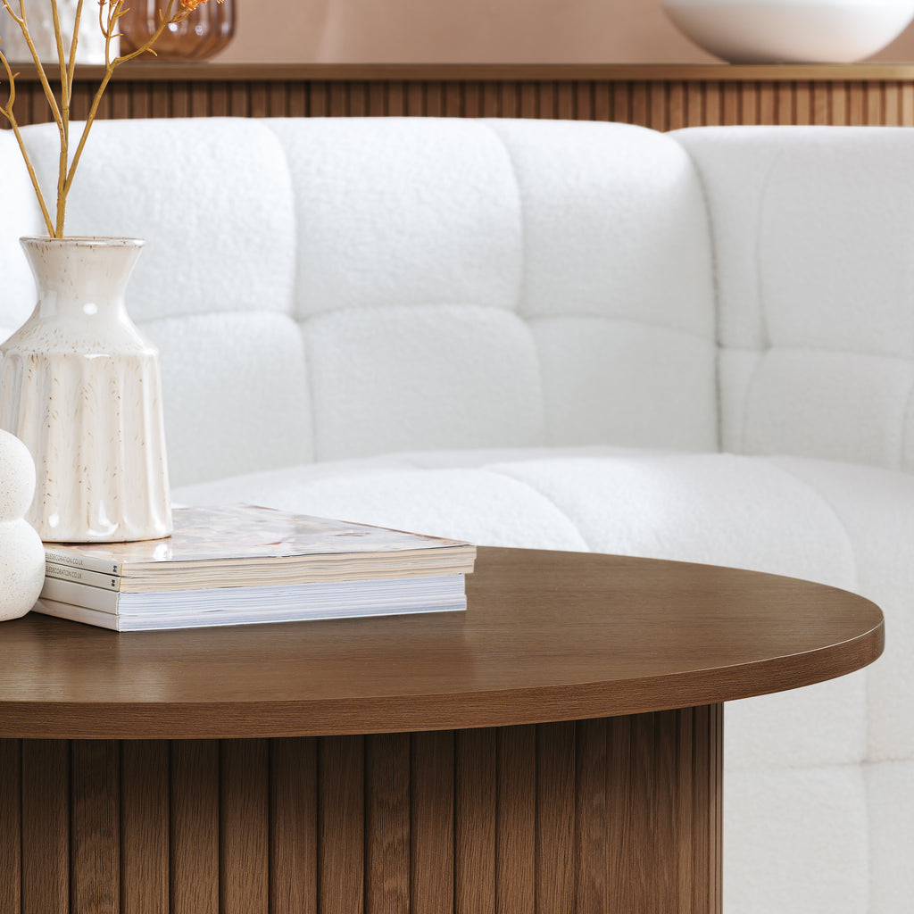 Axel Round Fluted Coffee Table