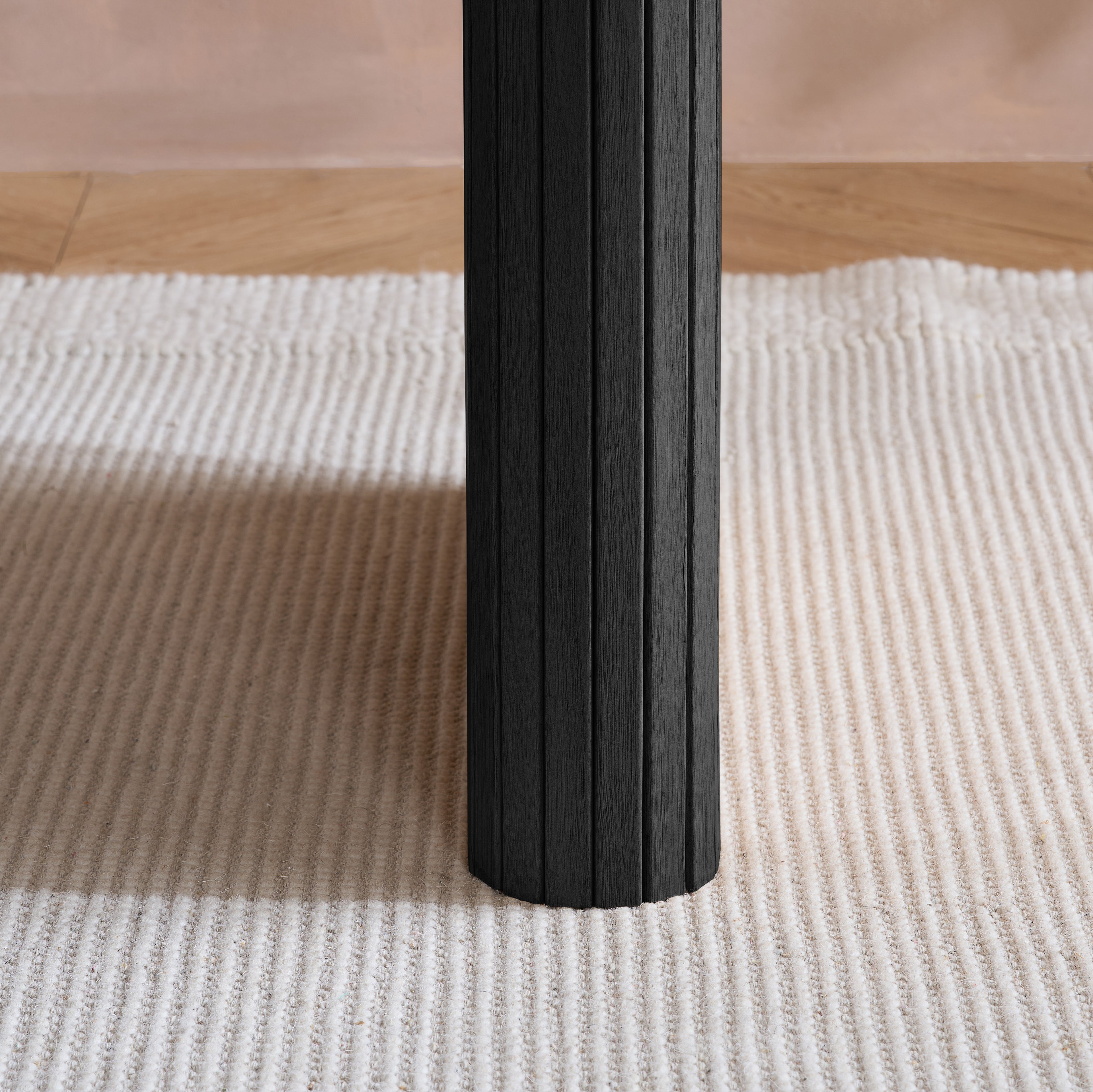 Axel Oval Fluted Dining Table