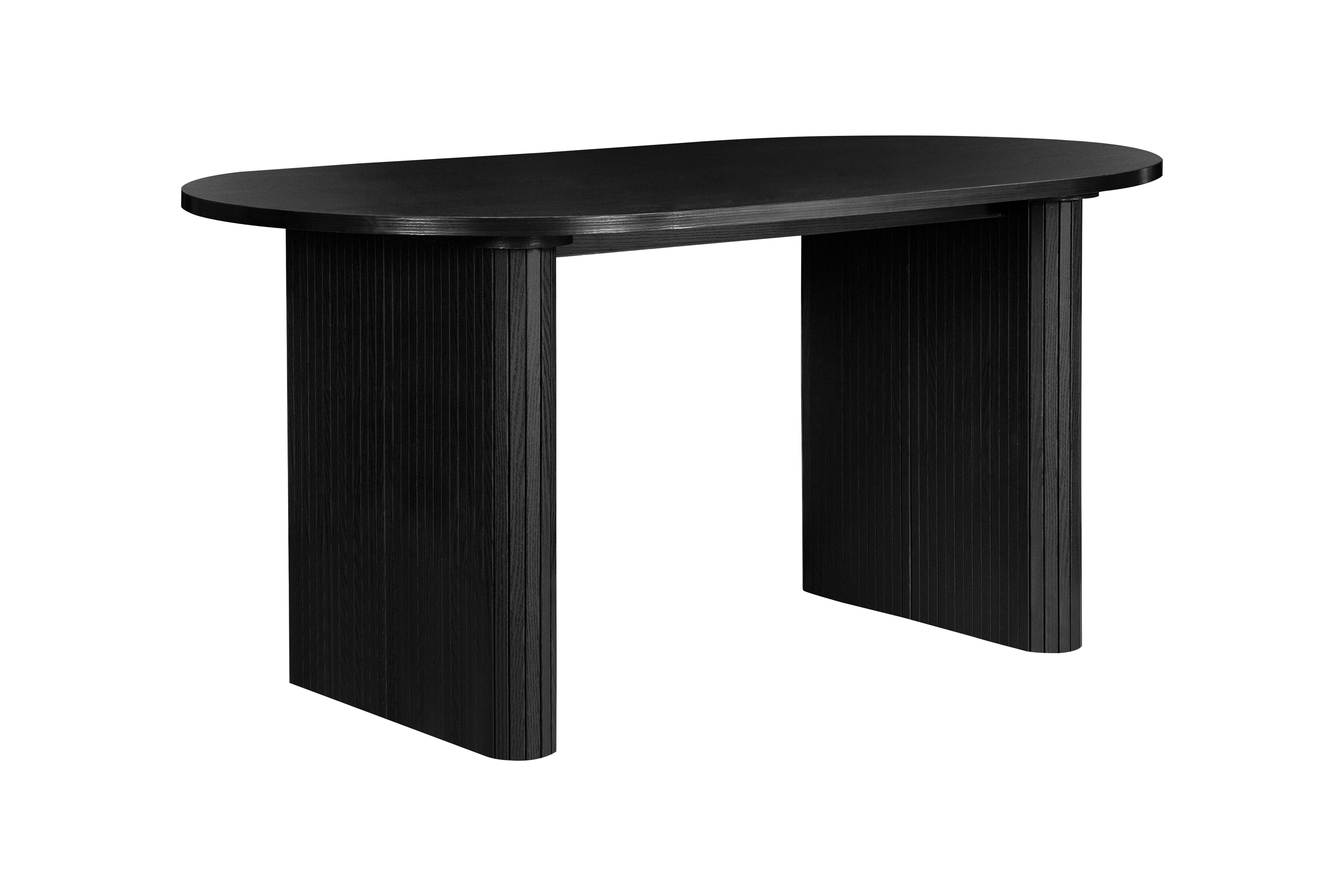 Axel Oval Fluted Dining Table