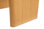 Axel Oval Fluted Dining Table With 2 Chairs And Bench