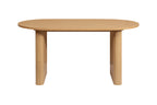 Axel Oval Fluted Dining Table With 2 Chairs And Bench