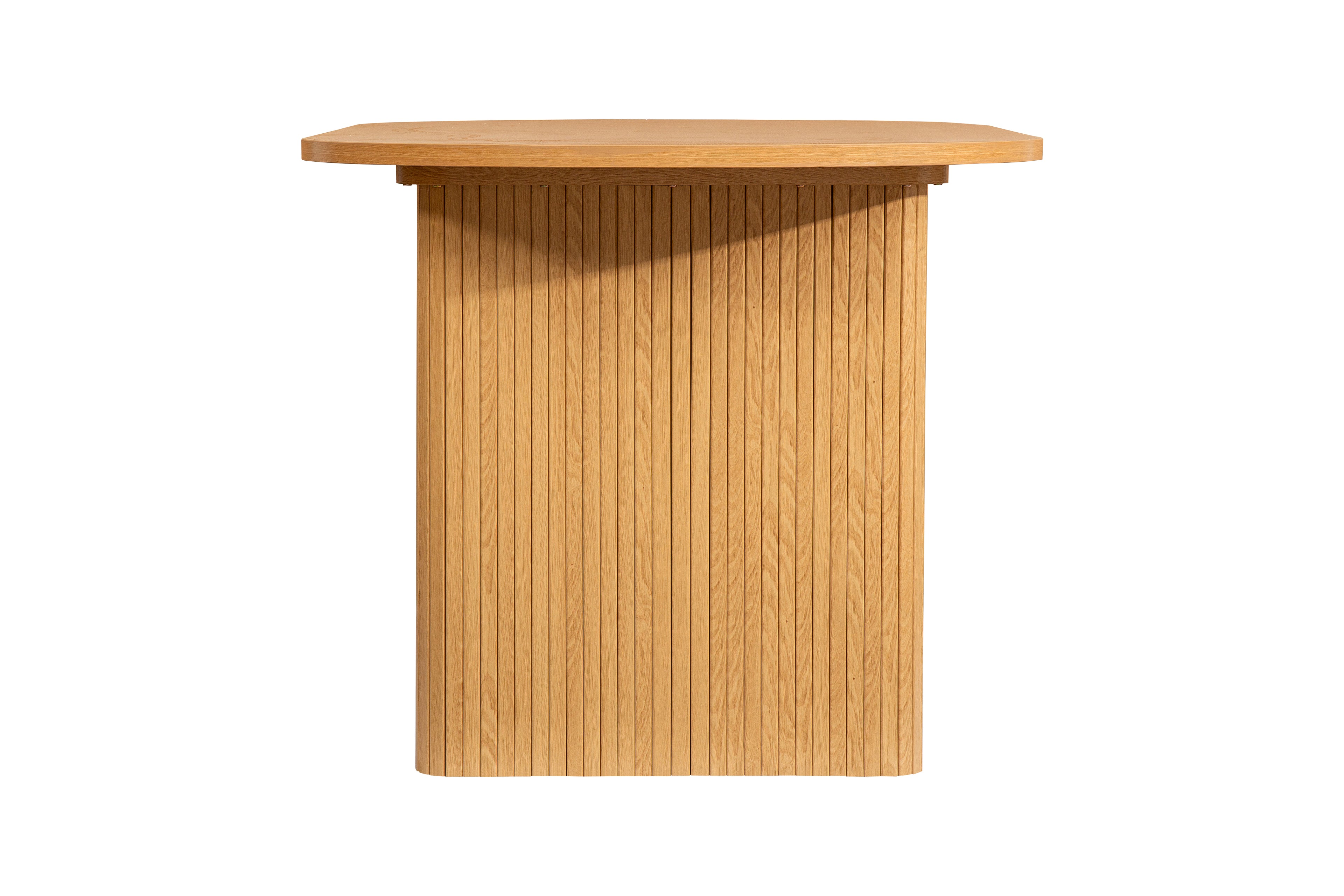 Axel Oval Fluted Dining Table With 2 Chairs And Bench