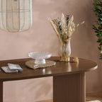Axel Oval Fluted Dining Table