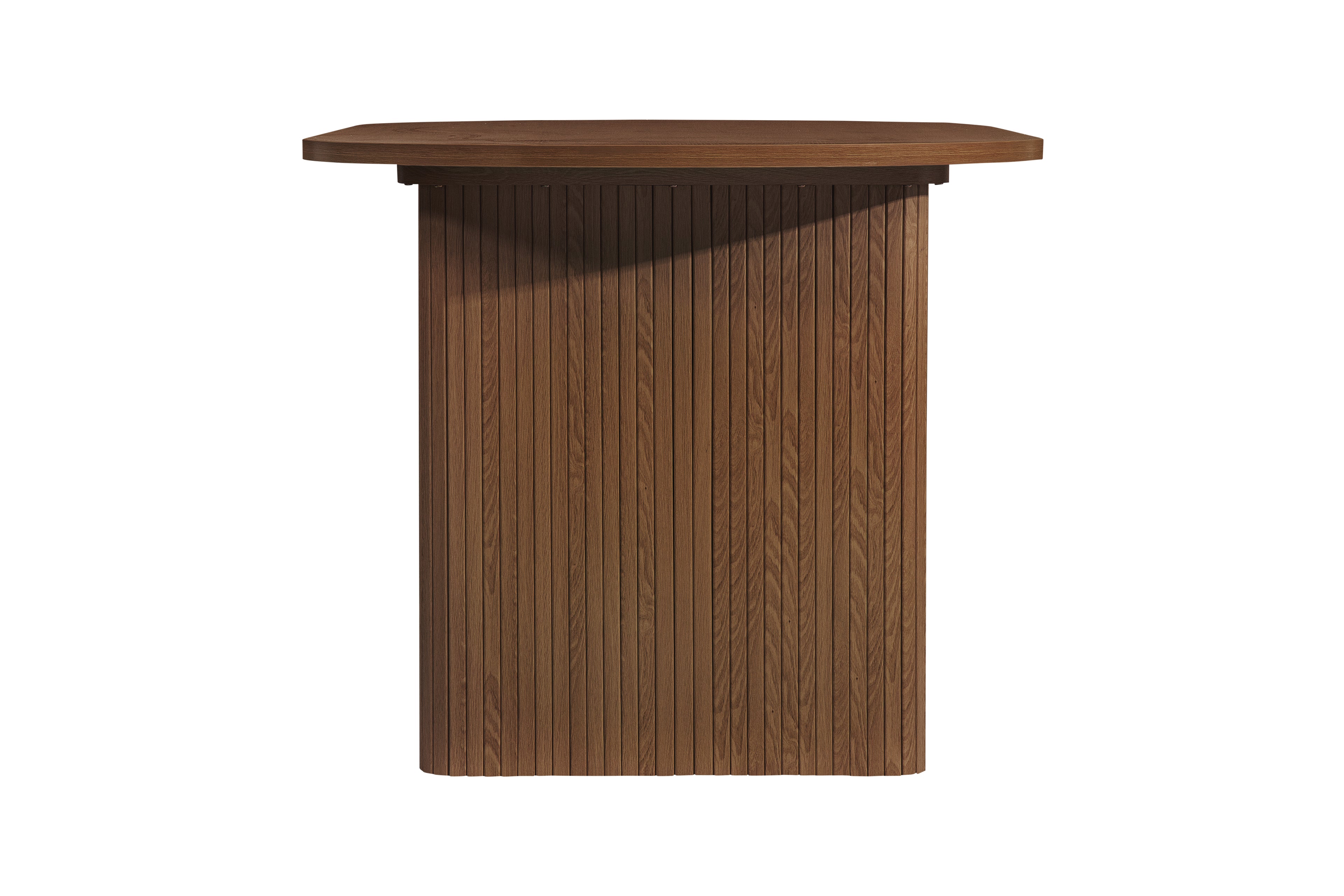 Axel Oval Fluted Dining Table With 2 Chairs And Bench