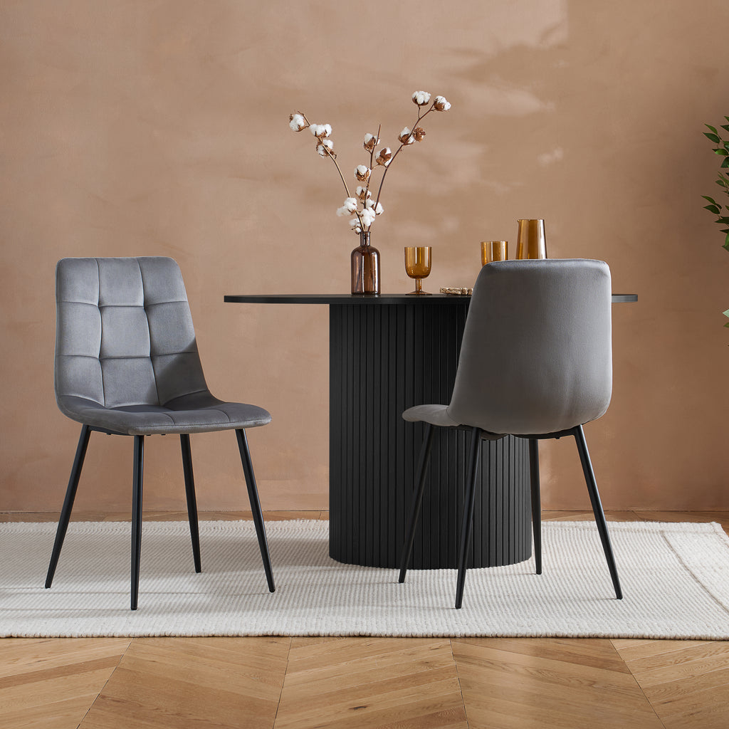 Axel Round Fluted Dining Table