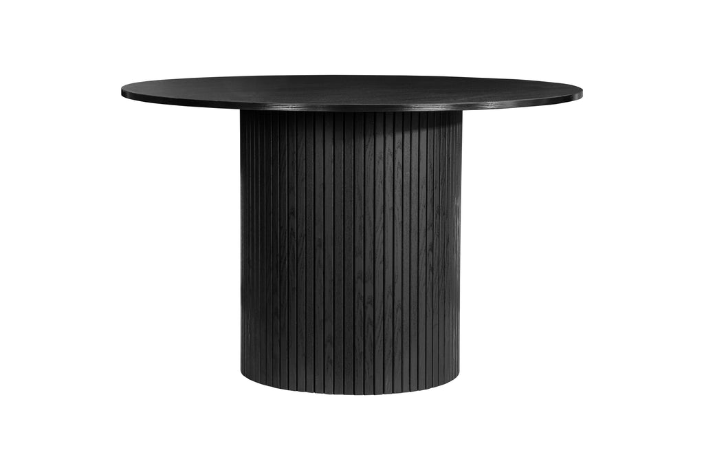 Axel Round Fluted Dining Table with 4 Chairs