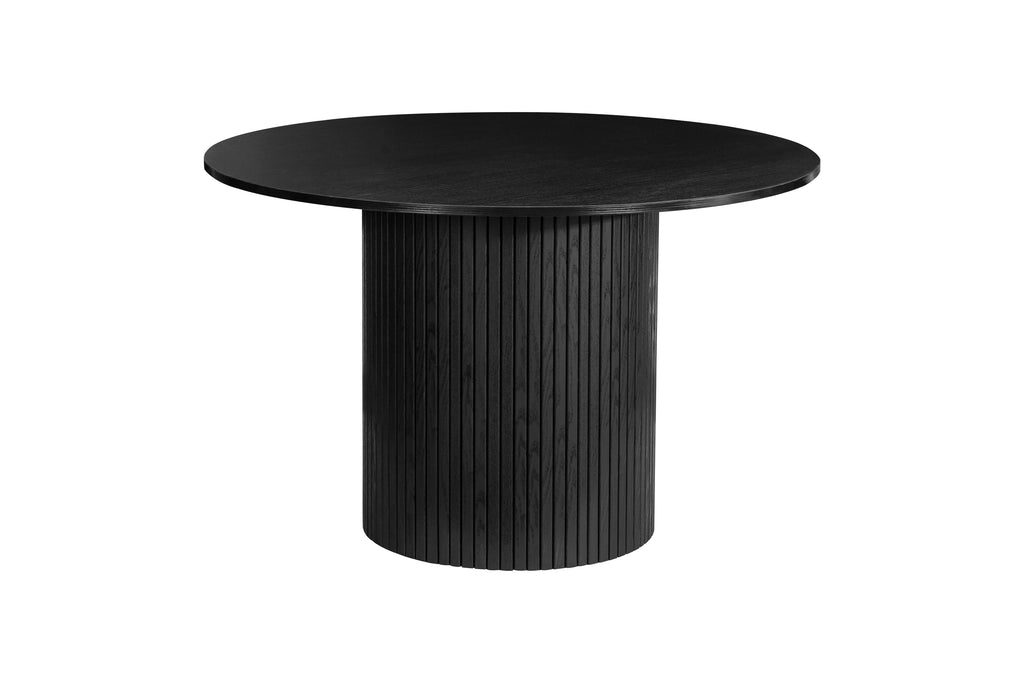 Axel Round Fluted Dining Table with 4 Chairs