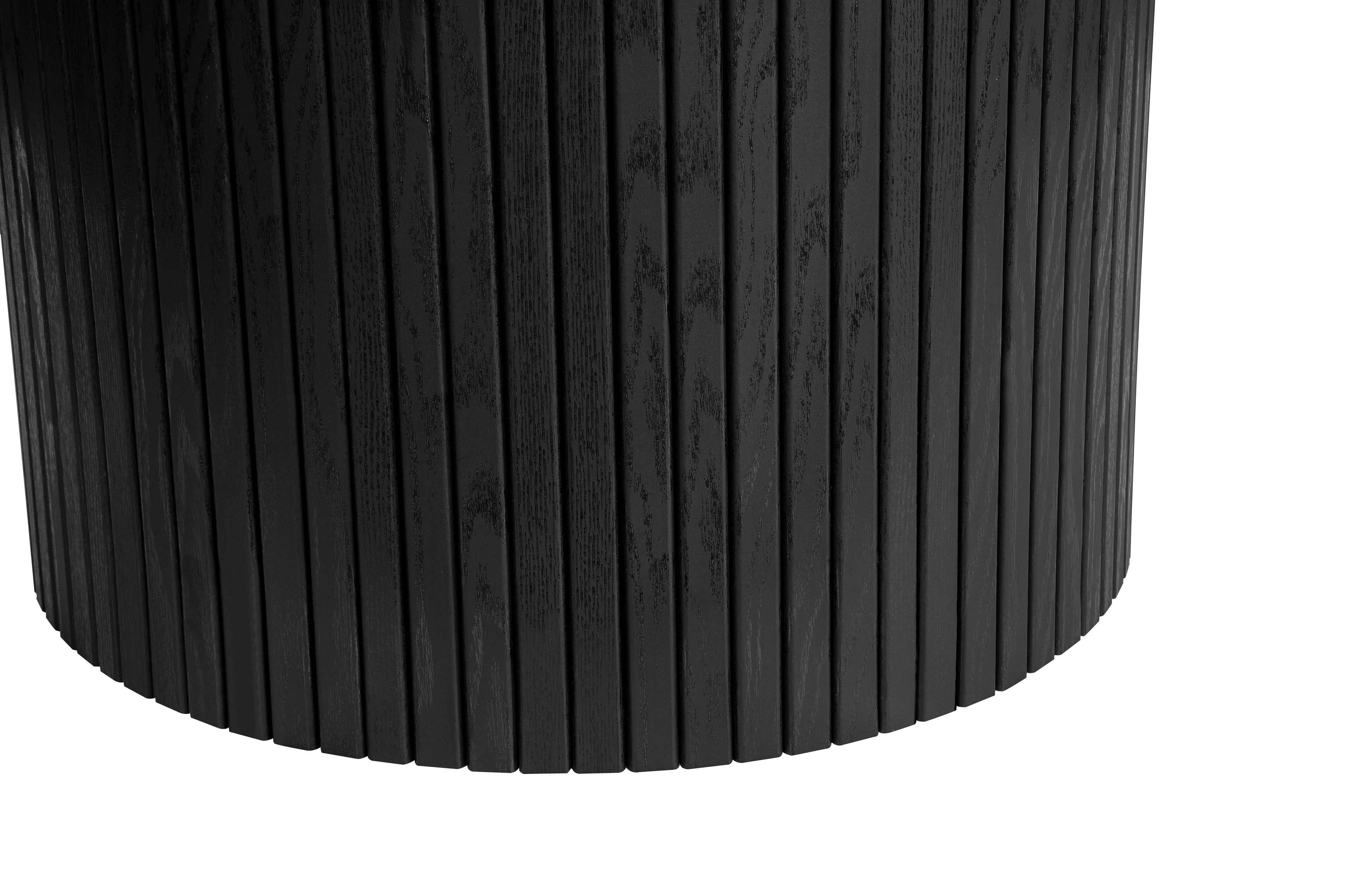 Axel Round Fluted Dining Table with 4 Chairs