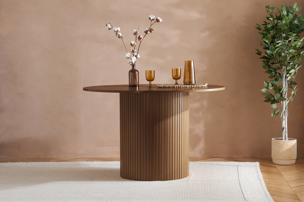 Axel Round Fluted Dining Table