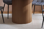 Axel Round Fluted Dining Table