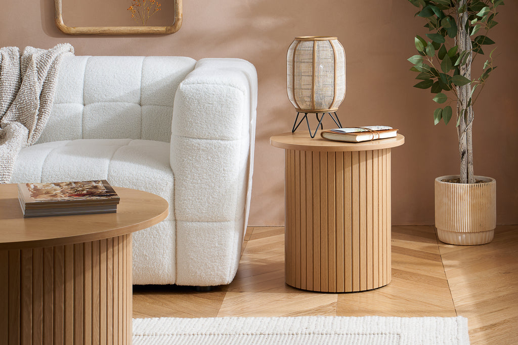 Axel Fluted Side Table