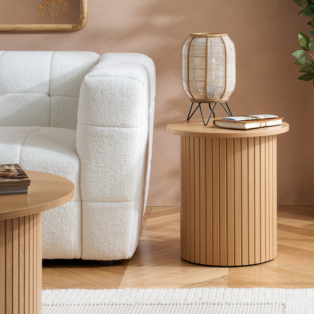 Axel Fluted Side Table