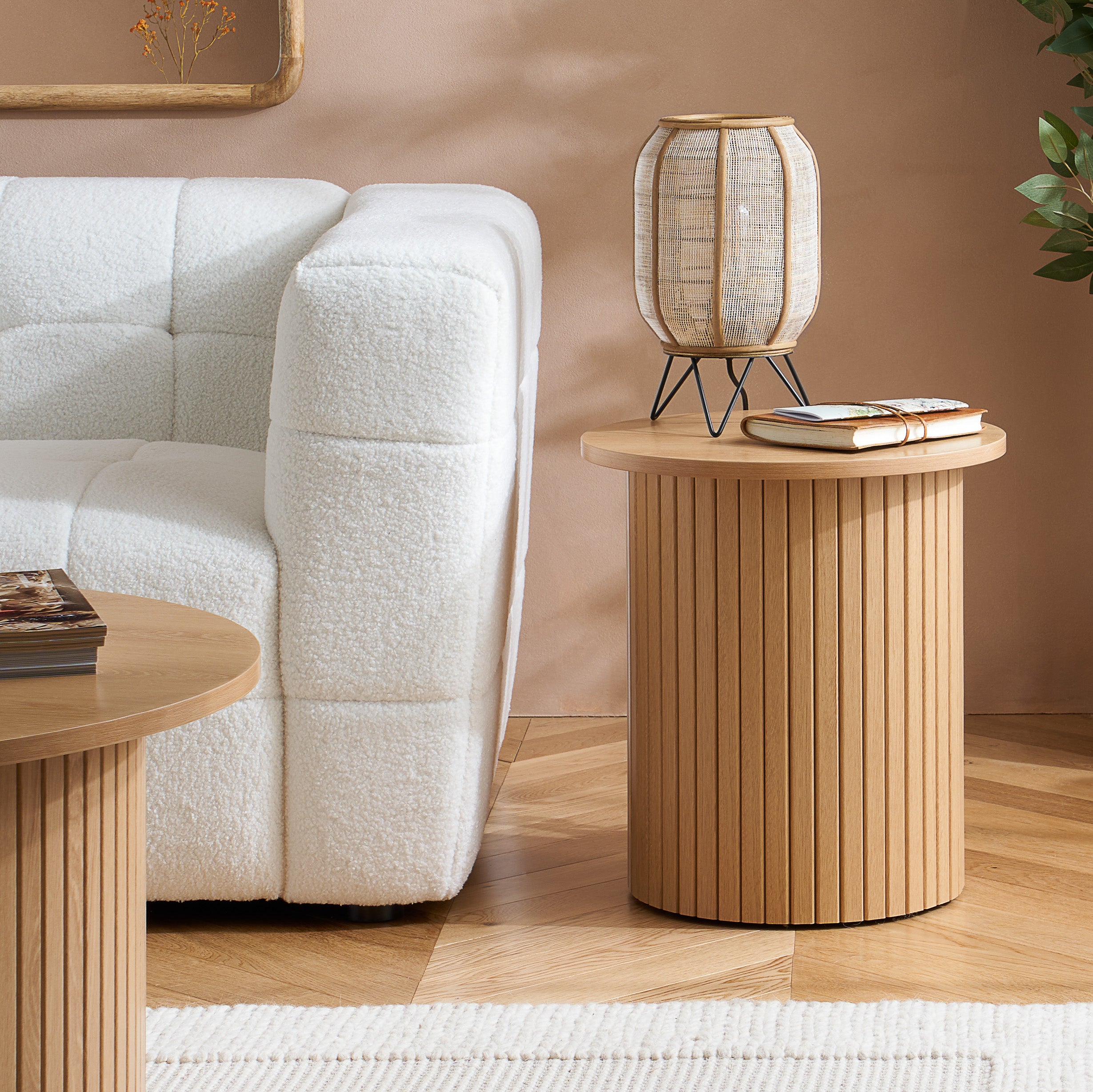 Axel Fluted Side Table