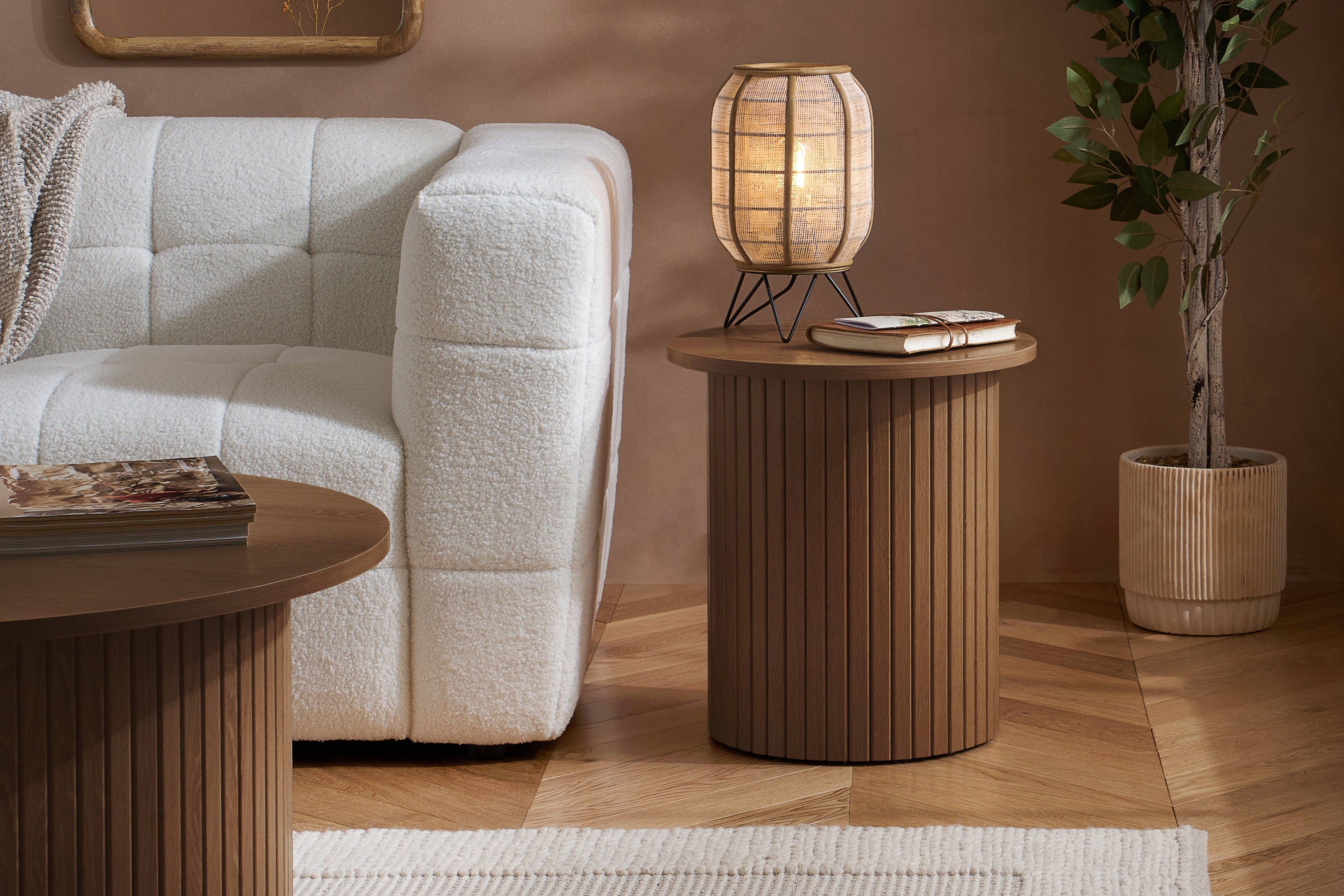 Axel Fluted Side Table