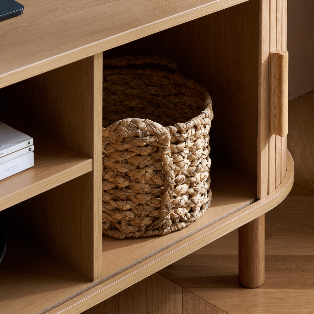 Axel Fluted Small TV Unit