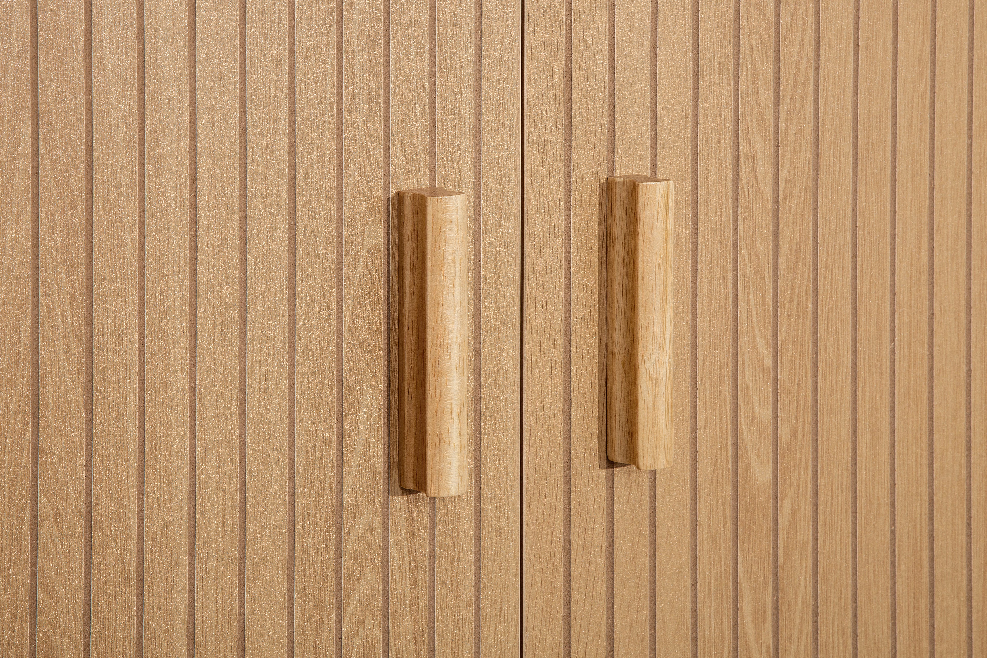 Axel 2 Door 1 Drawer Fluted Wardrobe