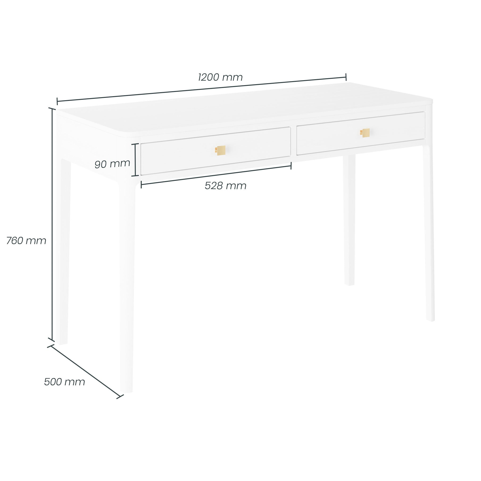 Amelie Console White