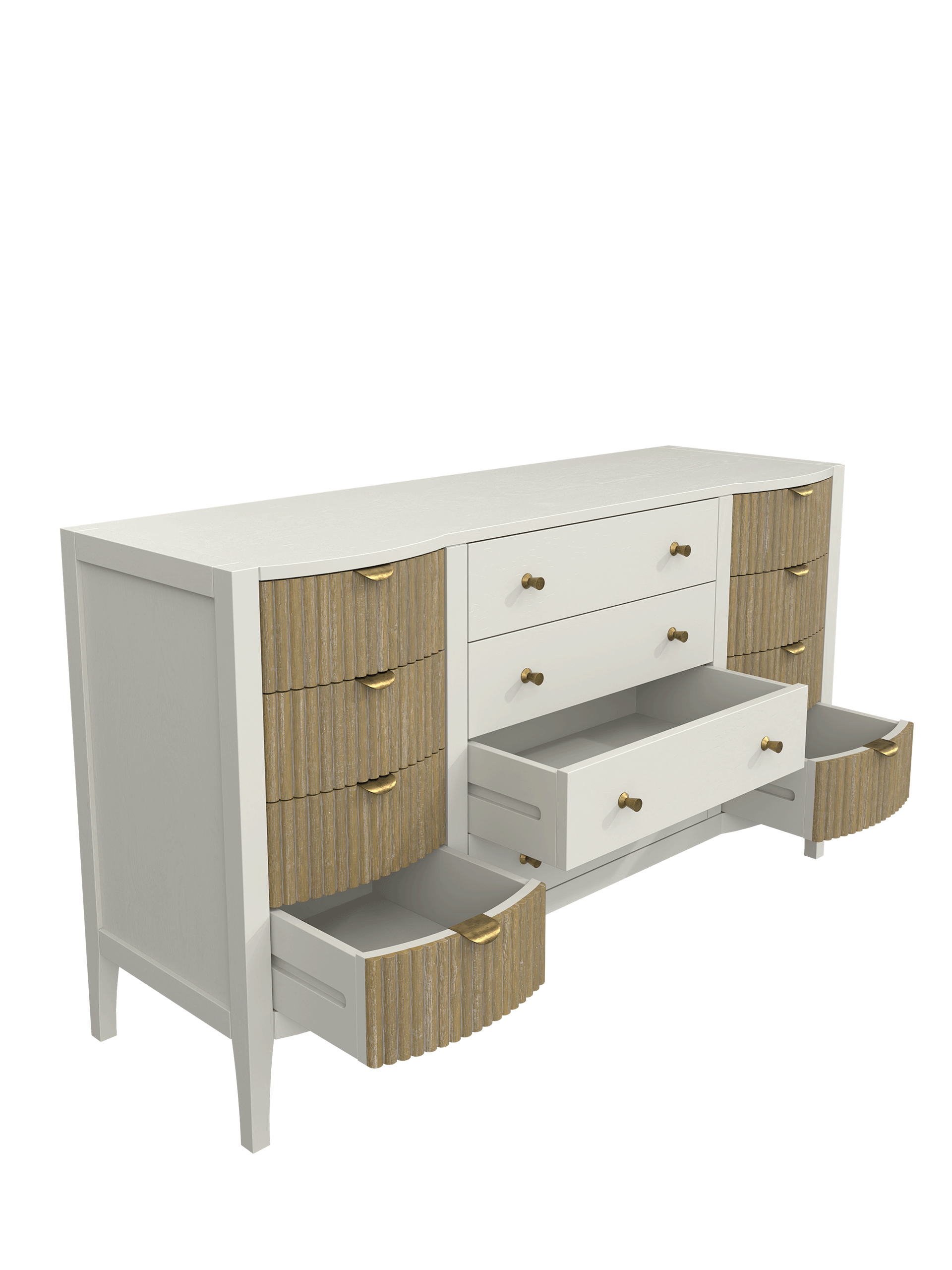 Abbeydale Soft Natural 12 Drawer Chest