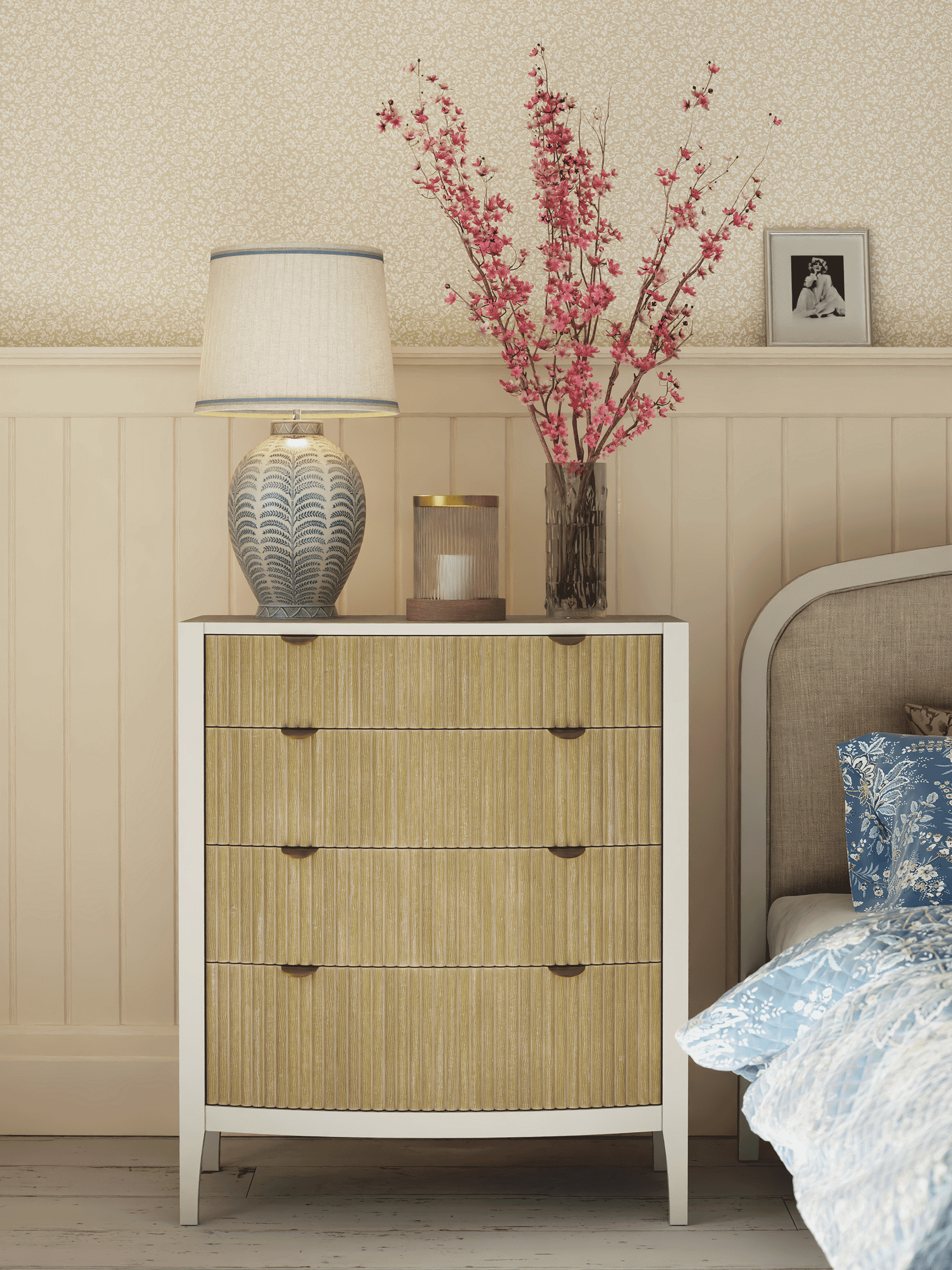 Abbeydale Soft Natural 4 Drawer Chest