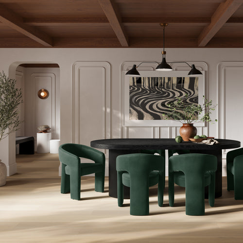 ALBA FOREST GREEN DINING CHAIR
