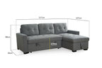Alder Sofa Bed Grey
