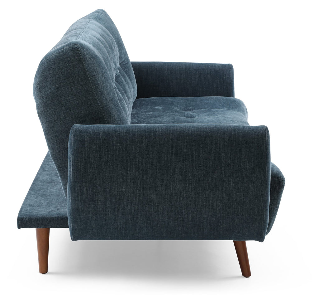Eryx Navy Chenille Alex Sofa Bed