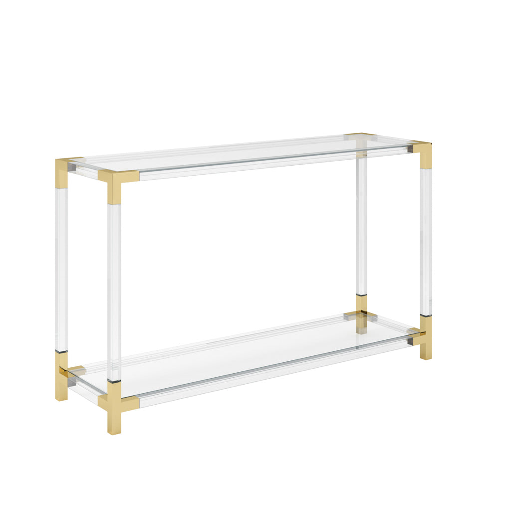 Amangiri Clear Console Table