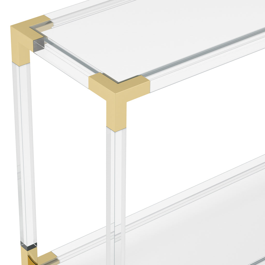 Amangiri Clear Console Table