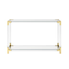 Amangiri Clear Console Table