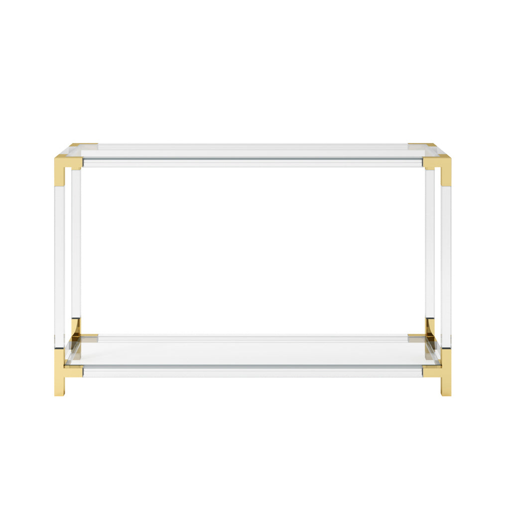 Amangiri Clear Console Table