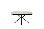 Amari Large Extending Table Grey Ceramic Marble